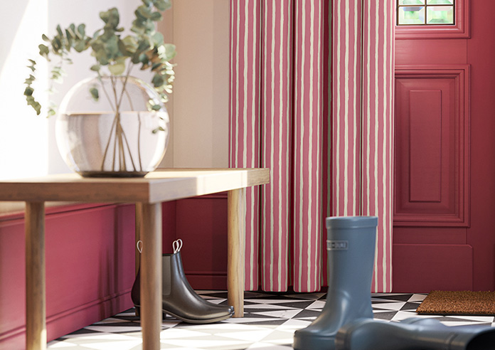 Vintage Stripe, Bowler Red - Made to Measure Curtains - Image 5